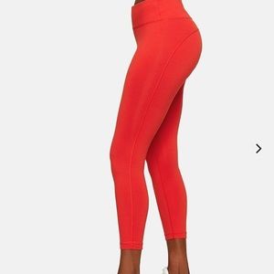 Outdoor voices red 7/8 tech sweat leggings